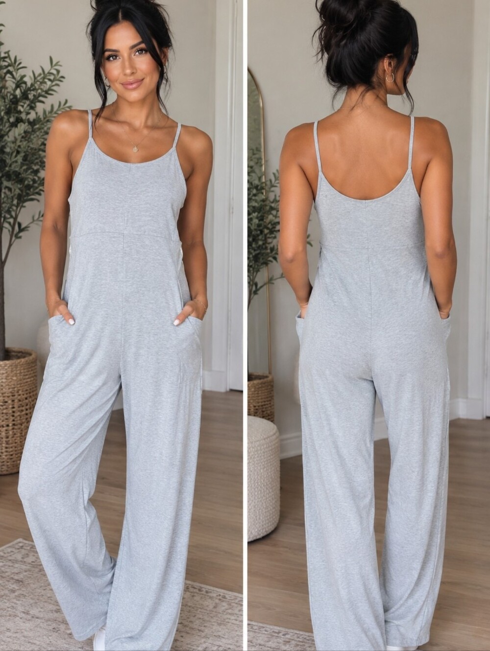 Vuori Lux Jumpsuit Gray